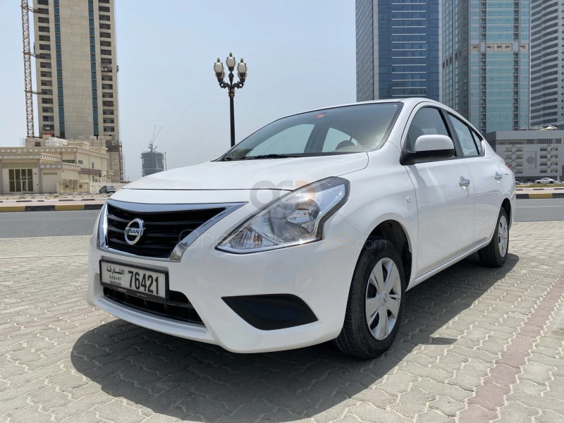 Blanco Nissan Soleado 2019 for rent in Dubai 2